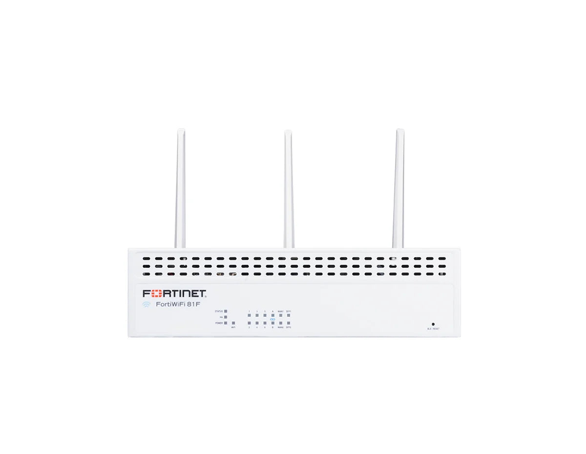 Fortinet FortiWiFi FWF-81F-2R-A-BDL-809-12 Firewall + 1 Year Enterprise Protection