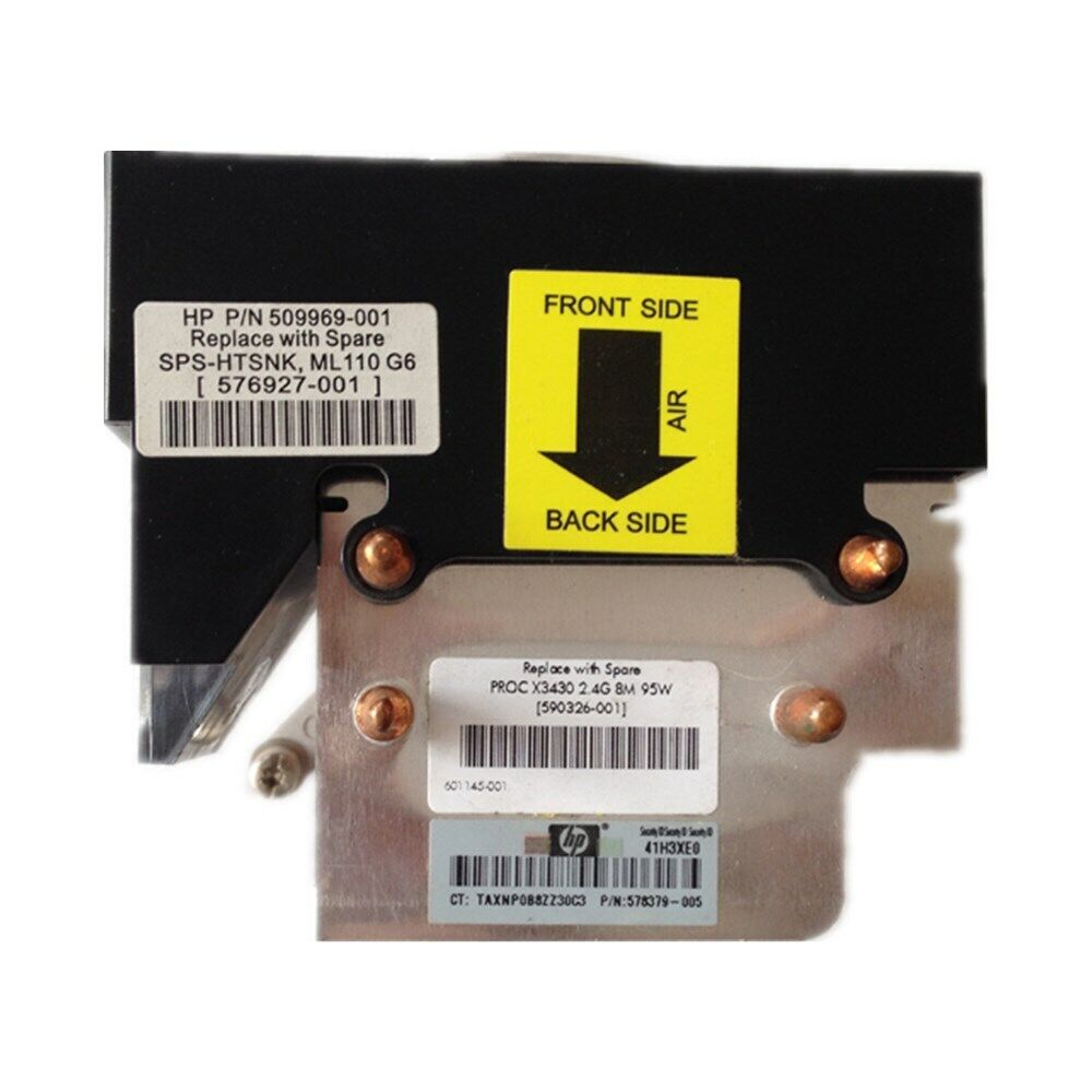 Ventilador de resfriamento do servidor CPU Radiador 509969-001 Para ProLiant ML110 G6 ML310 G6 Ventilador do dissipador de calor 576927-001 509969-001 576927-001 refrigerador