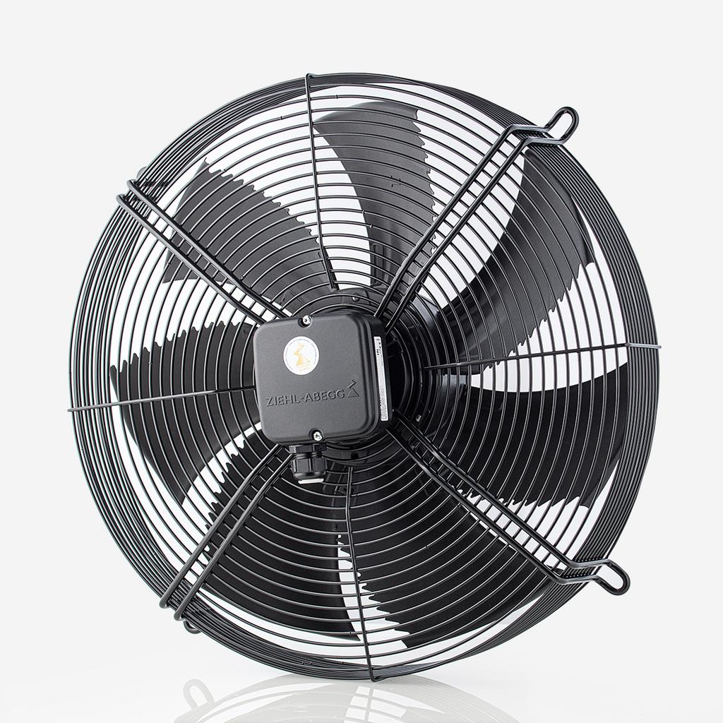 FN045-VDK.4I.V7P1  ZIEHL-ABEGG Axial Fan 400V 0.22/0.55kW 0.35/0.80A 970/1450rpm