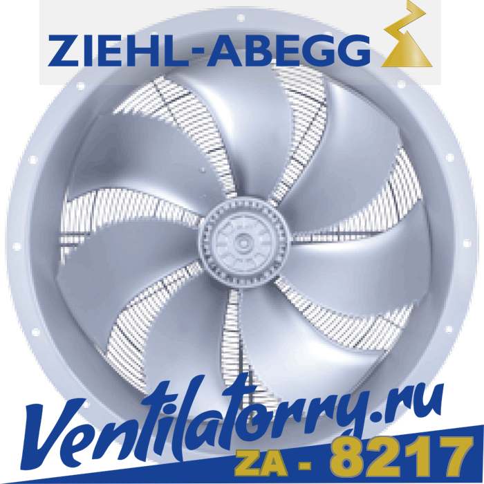 FN063-SDL.4I.A7P1 ZIEHL-ABEGG Axial Fan 380/480V 0.36/0.78 kW 0.59/1.25 A