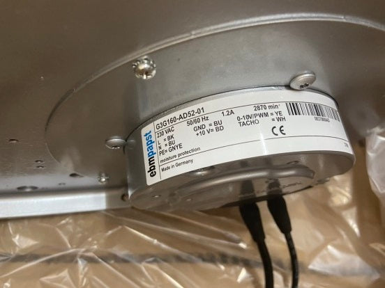 G3G160-AD52-01 ebm papst centrifugal fan Motor M3G074-BF