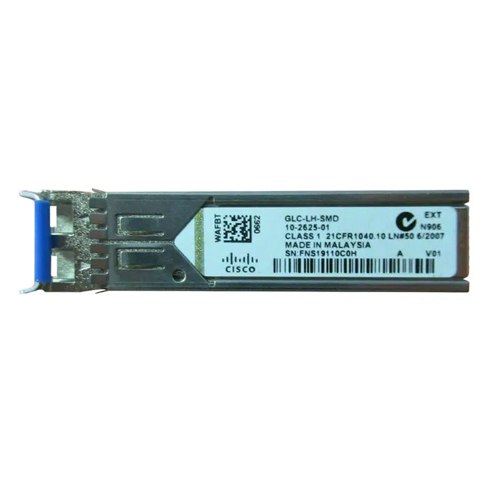 GLC-LH-SMD= Cisco 1Gb/s 1000Base-LX Single-Mode Fibre 1310nm 10km Duplex LC Connector SFP (mini-GBIC) Transceiver Module - aloinfousa.com