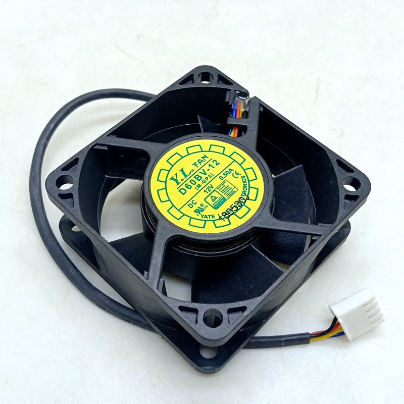 D60BV-12 60x60x25mm 12V DC Axial Cooling Fan