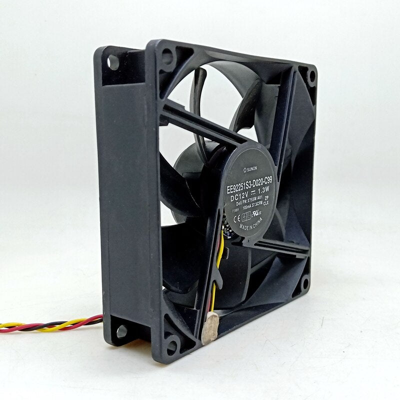 SUNON EE92251S3-D020-C99 92x92x25mm 12V DC Axial Cooling Fan