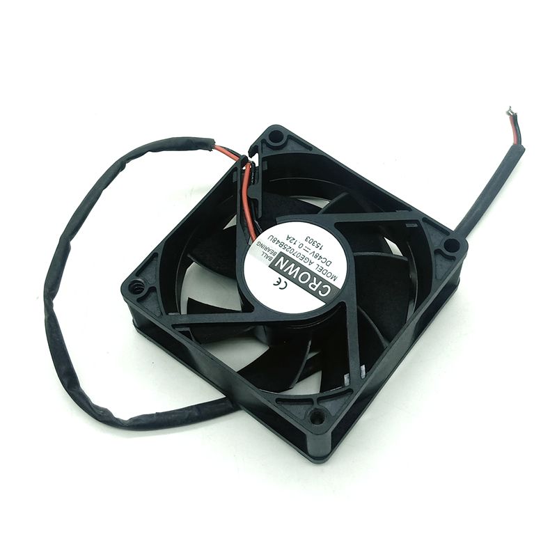 AGE07025B48U 70x70x25mm 48V DC 0.12A Axial Cooling Fan