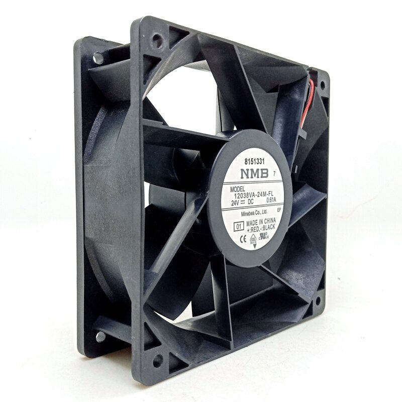 NMB 12038VA-24M-FL 24V DC 120x120x38mm Brushless Cooling Fan