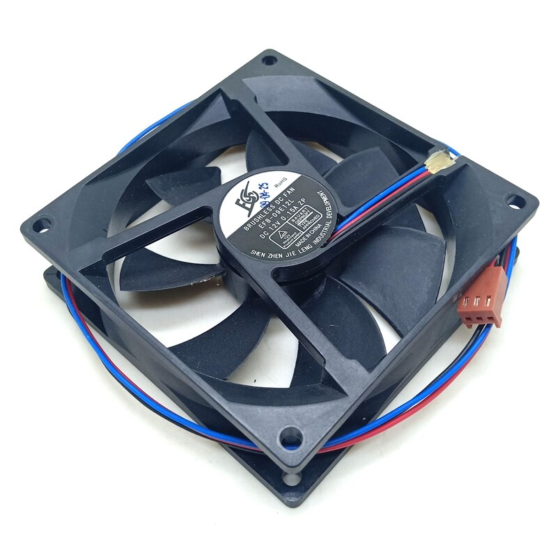09E12L 92x92x25mm 12V DC 0.15A Axial Cooling Fan