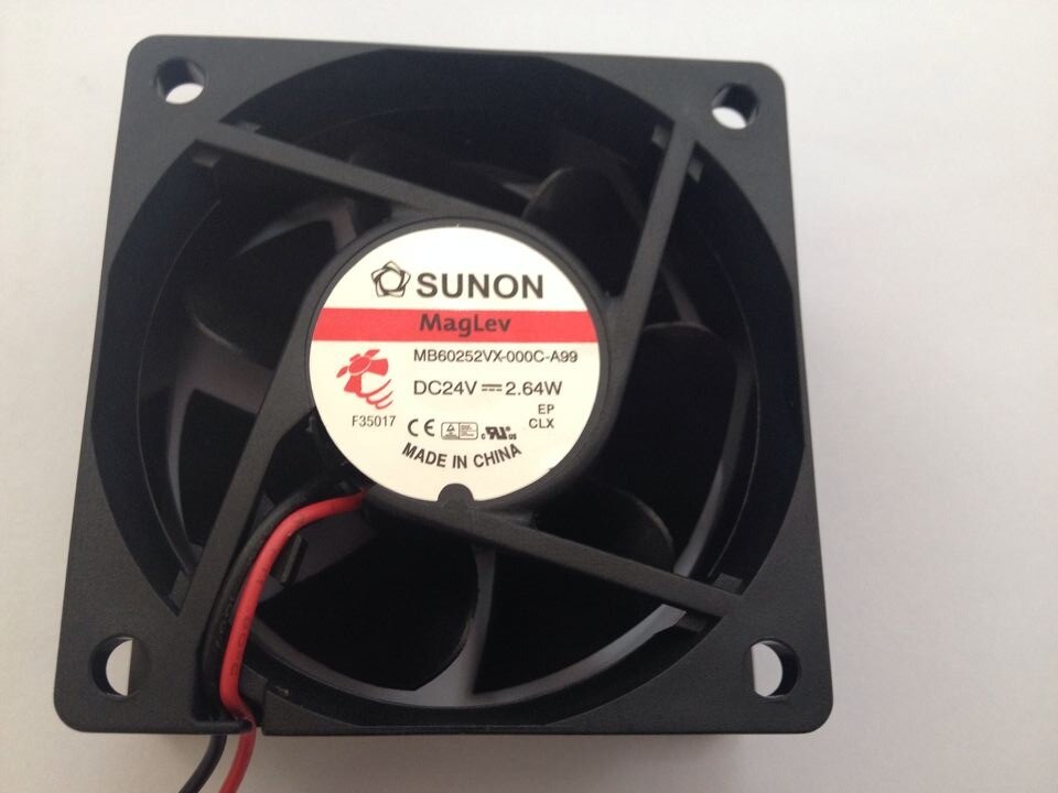 SUNON MB60252VX-000C-A99 60x60x25mm 24V DC Axial Cooling Fan