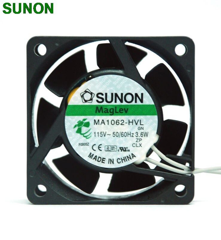 SUNON MA1062-HVL 60x60x25mm 115V AC Axial Cooling Fan