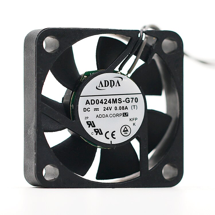 ADDA AD0424MS-G70 40x40x10mm 24V DC Industrial Cooling Fan