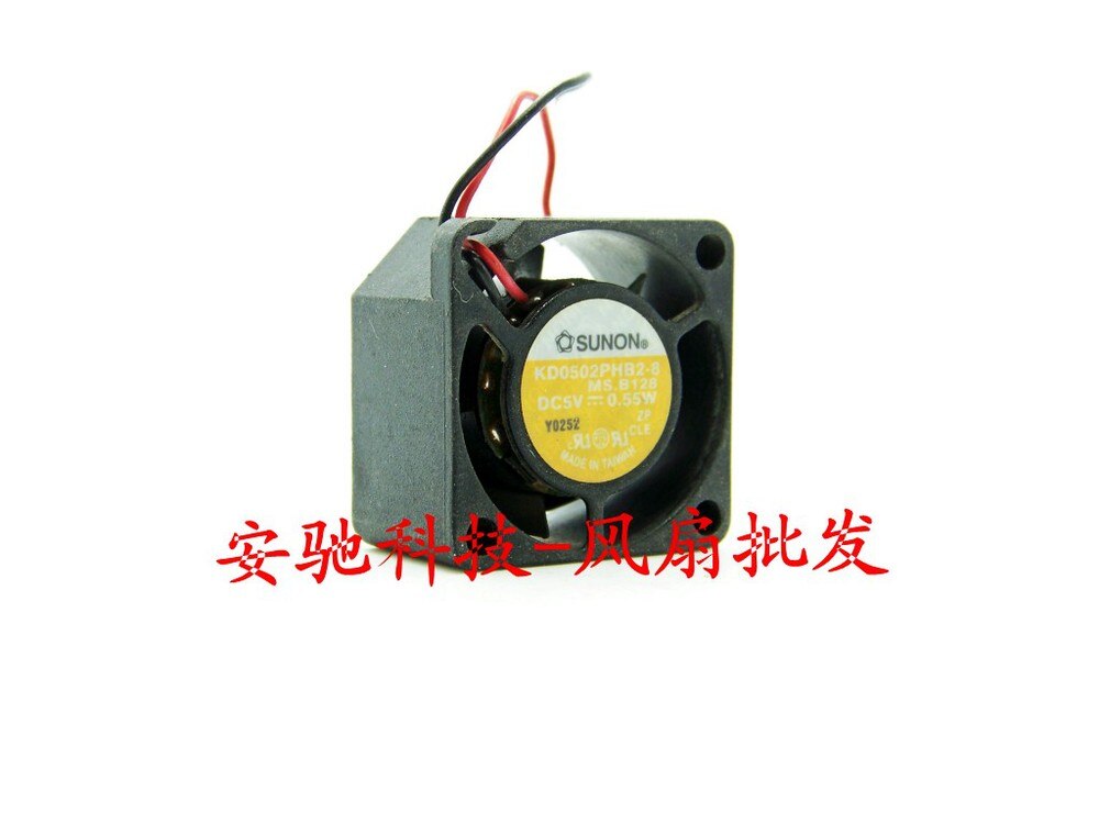 SUNON KD0502PHB2-8 25x25x10mm 5V DC Axial Cooling Fan