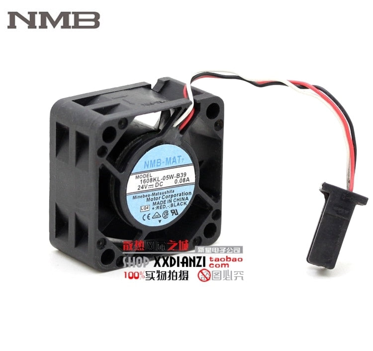 NMB 1608KL-05W-B39 40x40x20mm 24V DC 0.08A Axial Cooling Fan