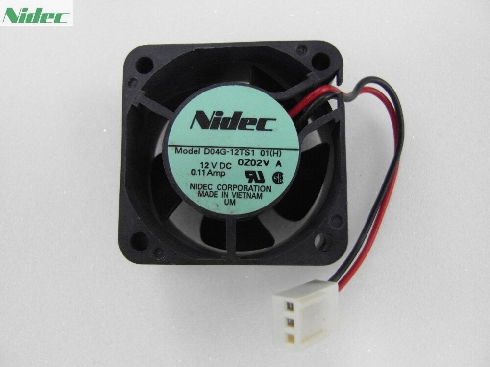 Nidec D04G-12TS1 40x40x20mm 12V DC Axial Cooling Fan