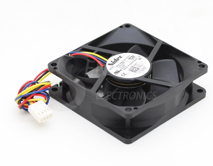 Nidec T80T12MS11A7 80x80x25mm 12V DC 11A 4-Wire Axial Cooling Fan