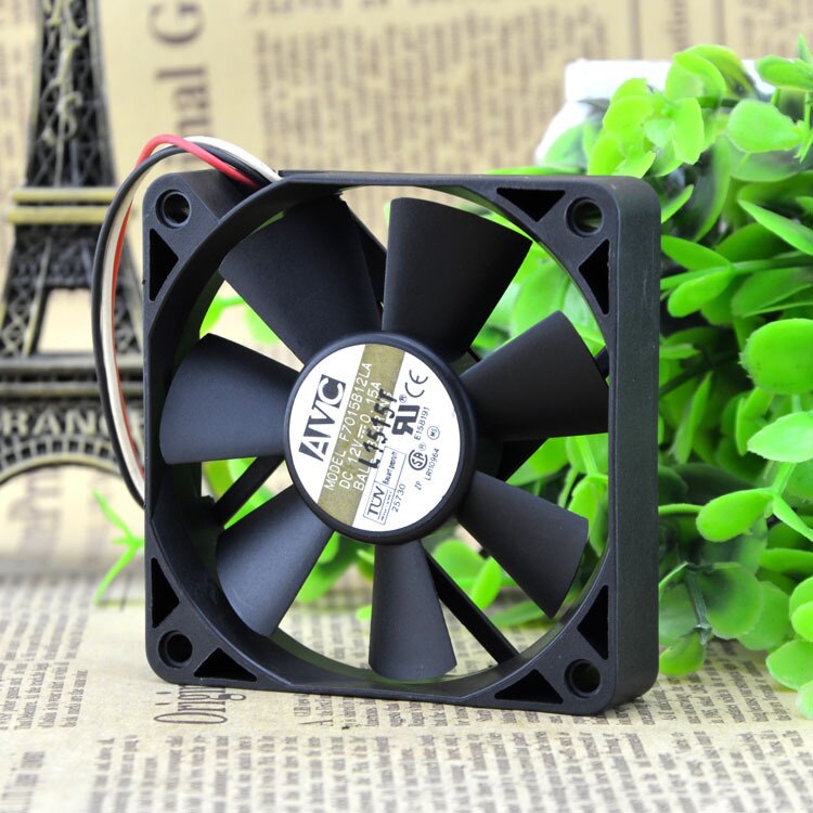 AVC F7015B12LA 70x70x15mm 12V DC 0.15A Axial Cooling Fan