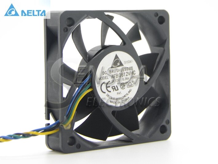 Delta AFB0612VHC 60x60x15mm 12V DC Axial Cooling Fan