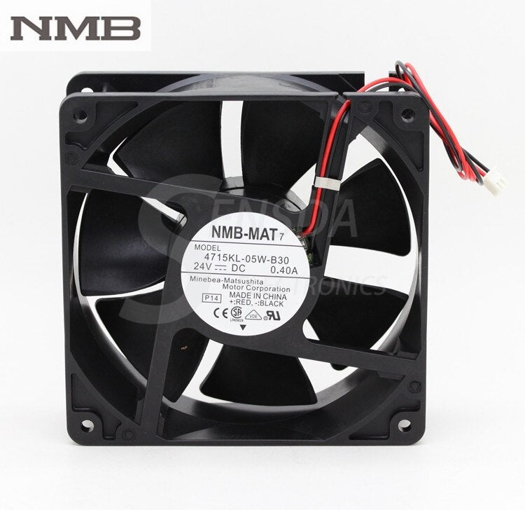 NMB 4715KL-05W-B30 120x120x38mm 24V DC 0.4A Axial Cooling Fan
