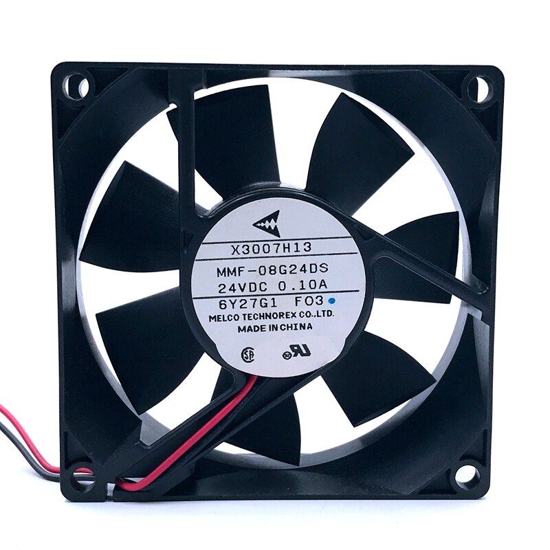 X3007H13 80x80x25mm 24V DC 0.10A Axial Cooling Fan