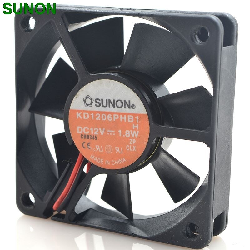 SUNON KD1206PHB1 60x60x15mm 12V DC Axial Cooling Fan