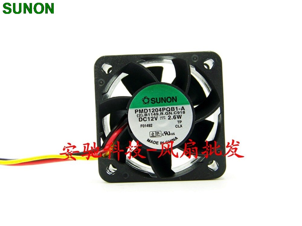 SUNON PMD1204PQB1-A 40x40x28mm 12V DC Axial Cooling Fan