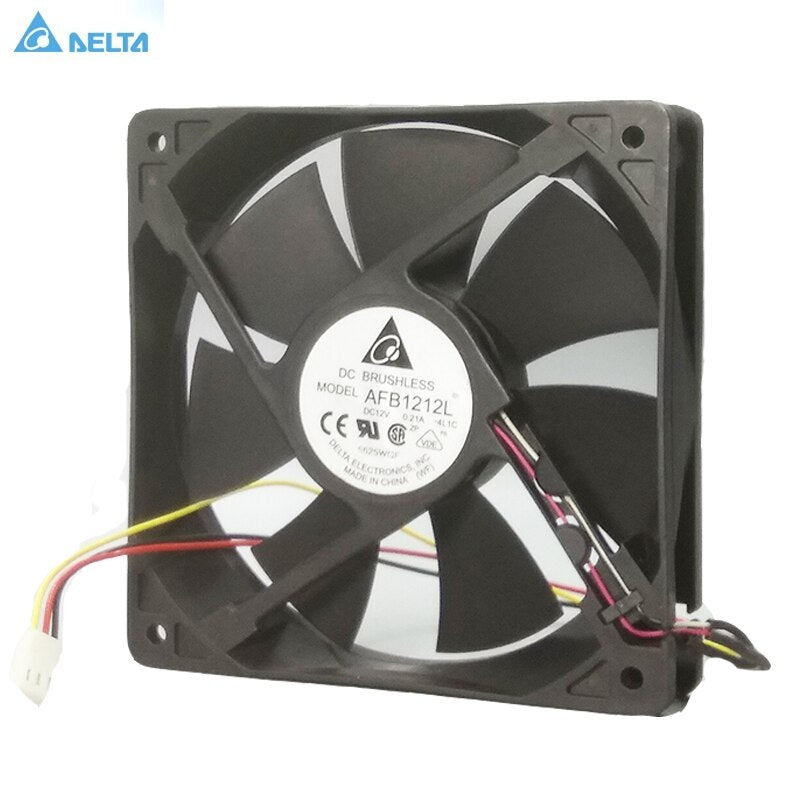 Delta AFB1212L 120x120x25mm 12V DC 0.60A Axial Cooling Fan