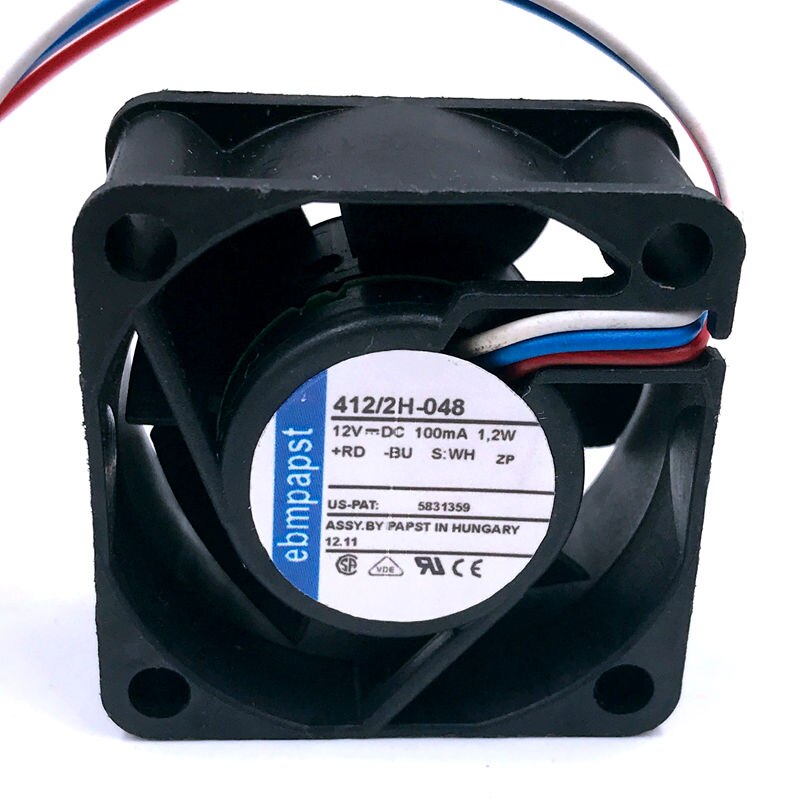 ebm-papst 412/2H-048 12V DC 40x40x20mm Brushless Cooling Fan
