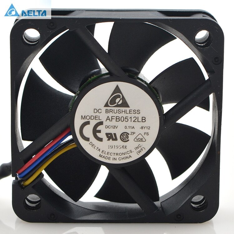 Delta DELTA 0.11A 4-Wire Axial Cooling Fan