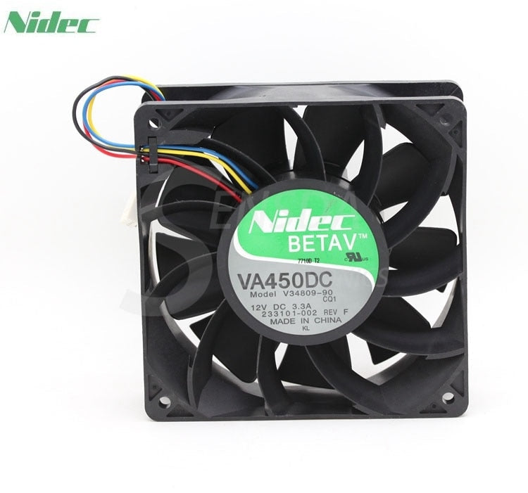 Nidec VA450DC 34x34x80mm 12V DC 3.3A Axial Cooling Fan