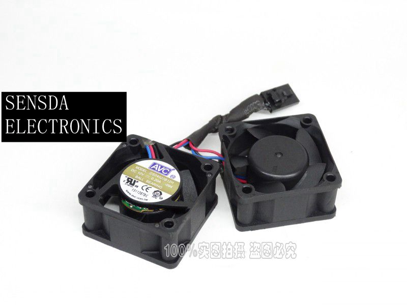 AVC DS04020B12H 40x40x20mm 12V DC 0.20A Axial Cooling Fan