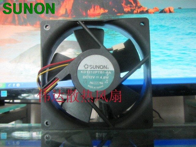 SUNON KD1212PTB1-6A 120x120x25mm 12V DC Axial Cooling Fan