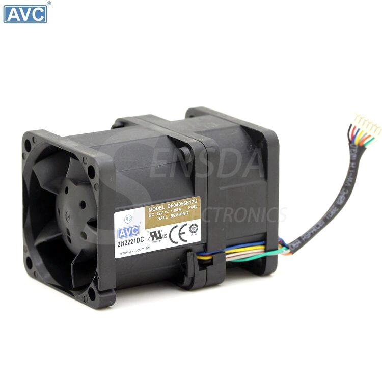 AVC DF04056B12U 40x40x56mm 12V DC 1.88A Axial Cooling Fan