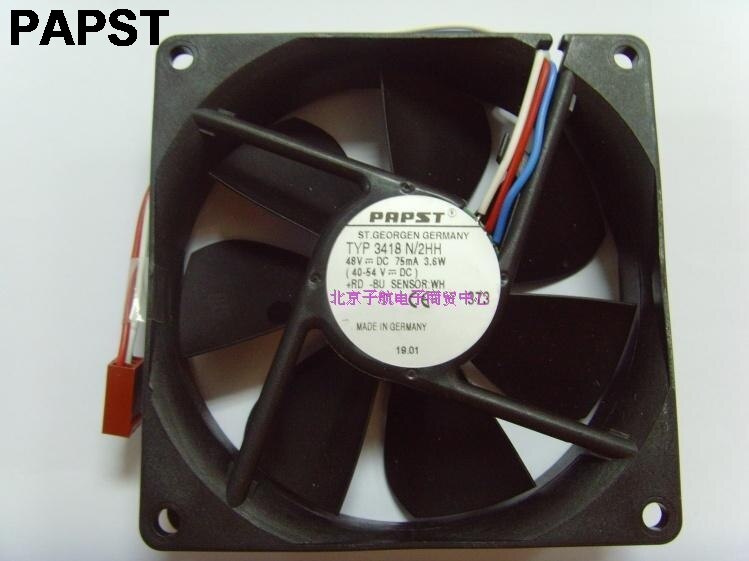ebm-papst TYP3418N 48V DC 90x90x25mm Brushless Cooling Fan