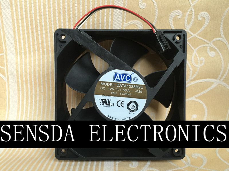 AVC DATA1238B2U 120x120x38mm 12V DC 1.56A Axial Cooling Fan