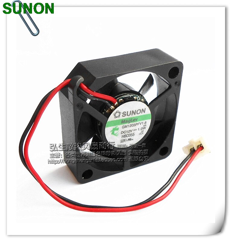 SUNON GM1203PFV1-8 30x30x10mm 12V DC Axial Cooling Fan