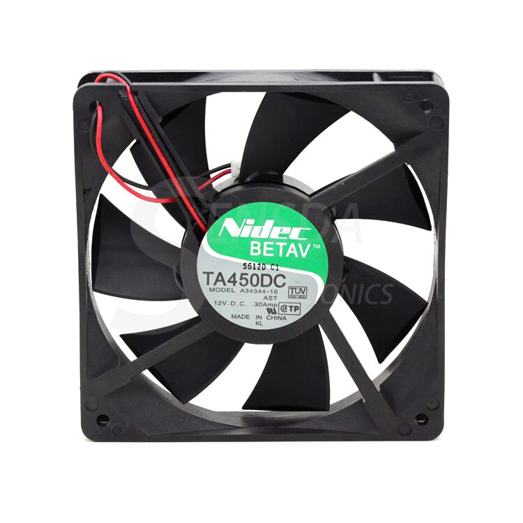 Nidec TA450DC 120x120x25mm 12V DC 0.30A 2-Wire Axial Cooling Fan