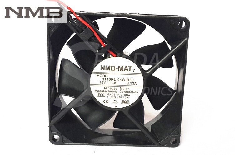 NMB 3110RL-04W-B50 31x31x10mm 12V DC 0.33A Axial Cooling Fan