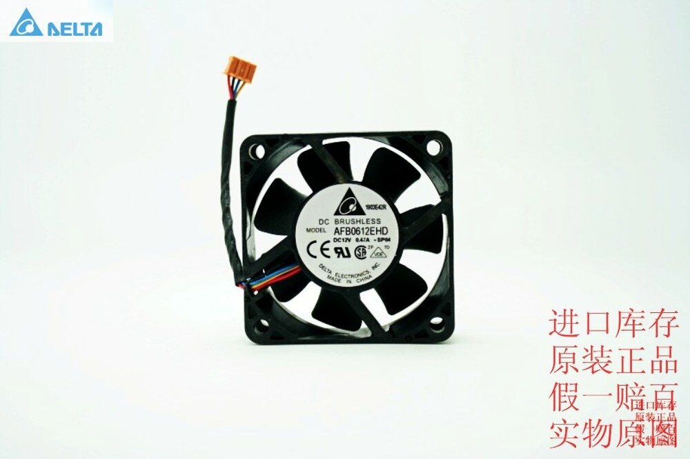 Delta AFB0612EHD 60x60x20mm 12V DC 0.47A DC Axial Fan