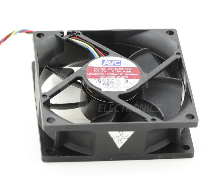 AVC DS08025R12U 80x80x25mm 12V DC 0.7A Axial Cooling Fan