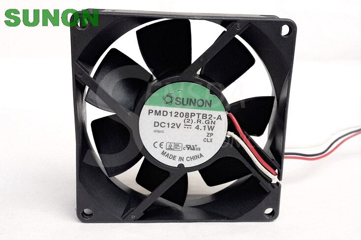 SUNON PMD1208PTB2-A 80x80x25mm 12V DC Axial Cooling Fan