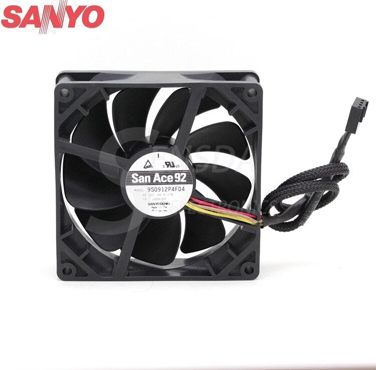 Sanyo 9S0912P4F04 9225 PWM Fan First high-end Gamers Server Inverter Cooling Cooler