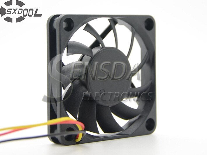 60x60x10mm 12V DC 0.18A Axial Cooling Fan