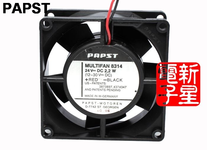 PAPST PAPST 80x80x32mm Axial Cooling Fan