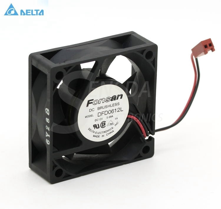 Delta DFD0612L 60x60x20mm 12V DC 0.09A Axial Cooling Fan