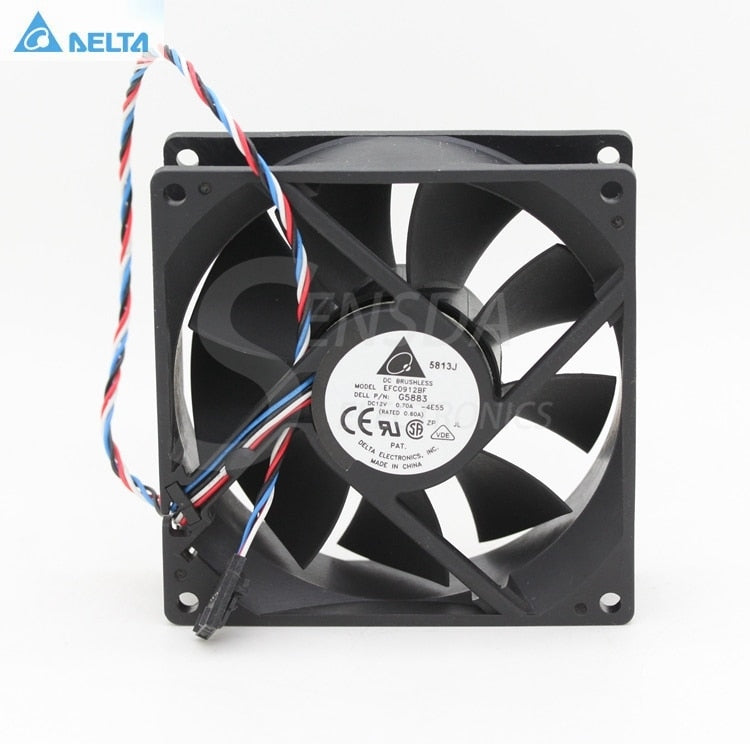 Delta EFC0912BF 12V DC 0.70A Axial Cooling Fan