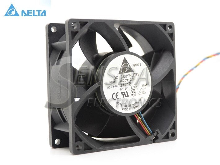 Delta AFC0912DE 92x92x38mm 12V DC 2.5A Axial Cooling Fan