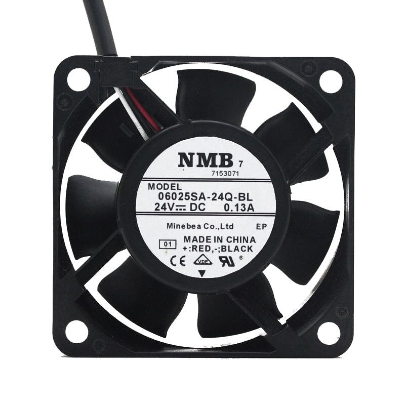 NMB 06025SA-24Q-BL 60x60x25mm 24V DC 0.13A Axial Cooling Fan