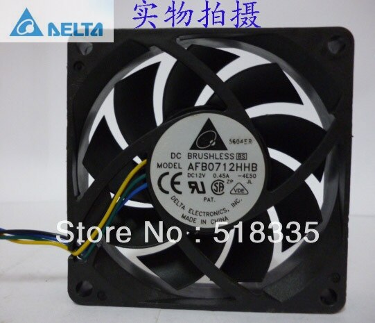 Delta AFB0712HHB 70x70x15mm 12V DC 0.26A Axial Cooling Fan