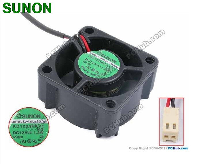 SUNON KD1204PKV1 40x40x20mm 12V DC Axial Cooling Fan