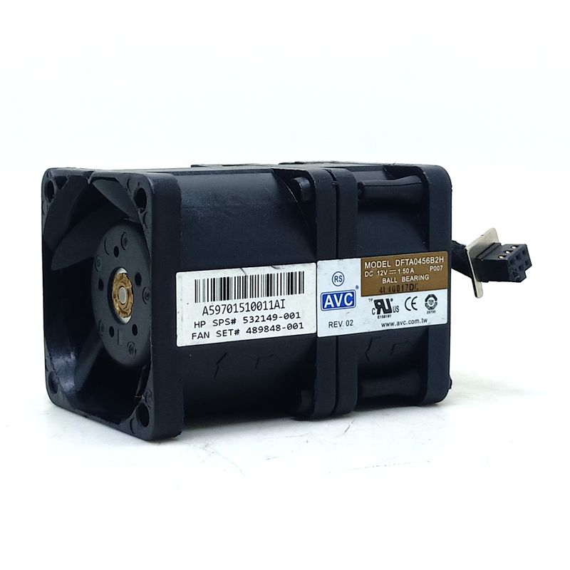 AVC DFTA0456B2H 40x40x56mm 12V DC Industrial Cooling Fan