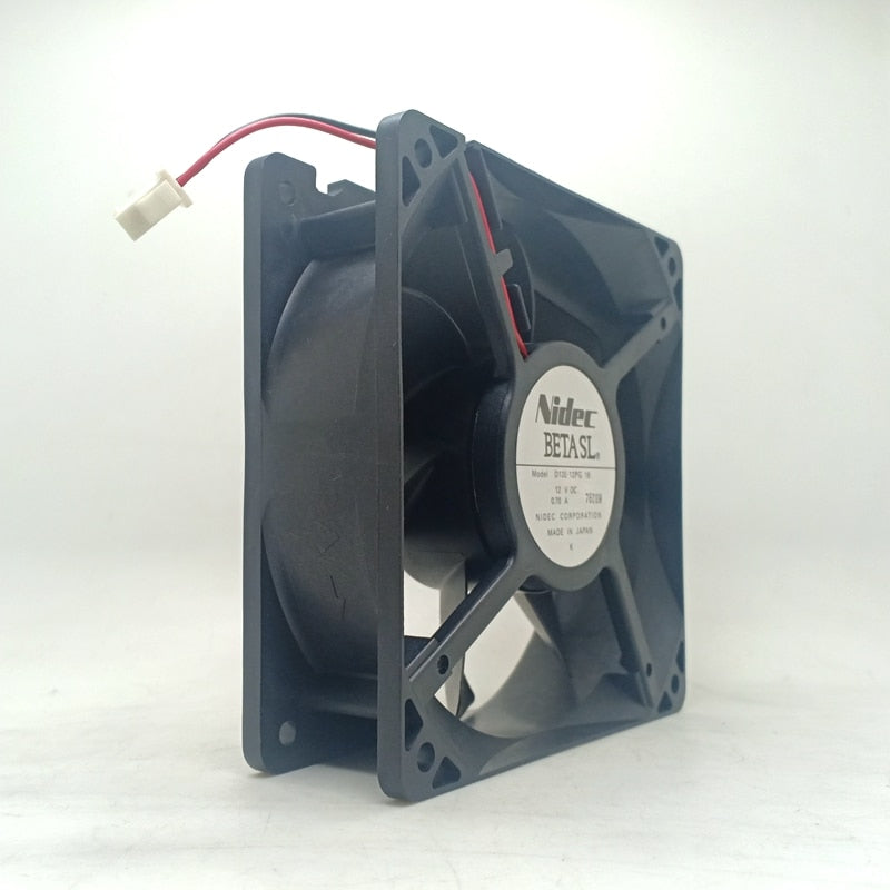 Nidec D12E-12PG 12V DC 120x120x38mm Brushless Cooling Fan